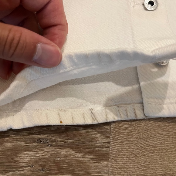 Levis White Button Down Pants - Picture 4 of 7